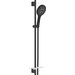 Душевой гарнитур Grohe Rainshower SmartActive 150 22725KF5 (фантомный черный, с полкой), фото 
