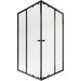Душевая кабина Qtap Pisces Black Matt PISBLA1079SC5 (90x90 см, стекло прозрачное, профиль черный матовый), Доступные размеры: 90 x 90, Цвет производителя: черный матовый, фото 