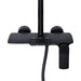Душевая система Qtap Slavonice Black Matt QTSLA111BLM45906 (черная матовая, с изливом, каскад), Цвет производителя: черный матовый, фото 10