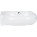 Умивальник Qtap Leo White Glossy QT11111008RW (42x28 см, білий глянсовий), Доступні розміри: 42 x 28 L, фото , изображение 2