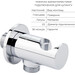 Гигиенический душ со смесителем Qtap Spring Chrome QTSPRCRM47384 (QTCRMBH030 + QTSETCRMA021 + QTSPRCRM 0101), фото 4
