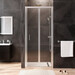 Душевая дверь Am.Pm Gem Solo Fold W90UG-090-1F-195MT (90 см, стекло прозрачное, профиль хром матовый), Доступные размеры: 90, Цвет производителя: сатин (хром матовый), фото 3