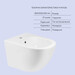 Комплект Qtap Jay QT07335176W47433 (унітаз підвісний Qtap Jay Rimless QT07335176W + біде підвісне Qtap Jay QT07555376W), фото , изображение 13