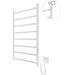 Электрический полотенцесушитель Hygge Family Leeds 6.1.0801.06.WM (430x770 см, белый матовый, с программатором), Доступные размеры: 430 x 770, Цвет производителя: белый матовый, фото 