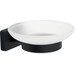 Мыльница Ferro Greta Black Matt AGR02BL (черная матовая, настенная), Цвет производителя: черный матовый, фото 