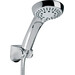Лійка для душу Ferro Sera Chrome U500 (п'ятирежимна, зі шлангом та тримачем), фото 