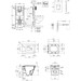 Комплект унитаз с инсталляцией 4 в 1 3884966KE493436T: подвесной унитаз с сиденьем Kroner Eifel Tornado WHI493436 + инсталляция Grohe Solido 3884966Q + клавиша смыва Grohe Even 38966000, фото 16