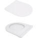 Безободковый подвесной унитаз Qtap Jay Ultra Quiet Rimless White Gloss QT07335175W (воронкообразный, с сиденьем), фото 5