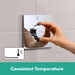 Змішувач прихованого монтажу для ванни з термостатом Hansgrohe ShowerSelect Comfort E Chrome 15572000+01500180 (хром, внутрішня частина в комплекті), Колір виробника: хром, фото , изображение 11