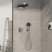 Змішувач прихованого монтажу для ванни з термостатом Hansgrohe ShowerSelect Comfort E Chrome 15572000+01500180 (хром, внутрішня частина в комплекті), Колір виробника: хром, фото , изображение 2