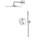 Душова система з термостатом Grohe Grohtherm Rainshower Mono 310 Chrome 34869000 (прихованого монтажу), фото , изображение 6