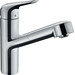 Смеситель для кухни Hansgrohe Focus M42 Chrome 71865000 (с выдвижной лейкой), фото 