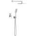 Душевая система Imprese Bilovec Chrome t03000901SQС (хром, скрытого монтажа), Цвет производителя: хром, фото 