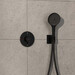 Смеситель скрытого монтажа с термостатом для ванны Hansgrohe ShowerSelect Comfort S Matt Black 15554670+01500180 (черный матовый, внутренняя часть в комплекте), Цвет производителя: черный матовый, фото 4
