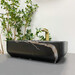 Умивальник Palermo Black Stone Matt VBI-012306 (50x39 см, чорний камінь матовий, чаша), Доступні розміри: 50 x 39, Колір виробника: чорний камінь матовий, фото , изображение 2