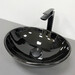Умивальник VBI Parma Black Glossy VBI-011021 (42x34 см, чорний глянсовий, чаша), Доступні розміри: 42 x 34, Колір виробника: чорний глянець, фото 