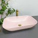 Умивальник VBI Avezzano Pink Matt VBI-014405 (58x36 см, рожевий матовий, чаша), Колір виробника: рожевий матовий, фото , изображение 3