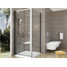 Неподвижная часть душевой кабины Ravak Pivot PPS-100 (90GA0U00Z1, 100 см, стекло прозрачное, профиль сатин), Доступные размеры: 100, Цвет производителя: прозрачное стекло, отделка сатин, фото 
