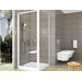 Душевая кабина Ravak Pivot PDOP1-90+PPS-100 (03G70100Z1SET90PPS100, 100х90 см, стекло прозрачное, профиль белый, ручки хром), Доступные размеры: 100 x 90, Цвет производителя: прозрачное стекло, отделка белая, ручки хром, фото 