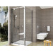 Душевая кабина Ravak Pivot PDOP1-90+PPS-100 (03G70C00Z1SET90PPS100, 100х90 см, стекло прозрачное, профиль хром), Доступные размеры: 100 x 90, Цвет производителя: прозрачное стекло, отделка хром, фото 