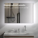 Зеркало для ванной комнаты Am.Pm X-Joy M85MOX11001WG38  (100x70 см, с LED-подсветкой, с ИК-сенсором), Доступные размеры: 100 x 70, фото 4
