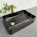 Раковина VBI Velletri Black Stone Matt VBI-015902 (51x34 см, чорний матовий камінь), Доступні розміри: 51 x 33, Колір виробника: чорний матовий мармур, фото , изображение 4