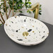 Раковина VBI Parma Terazzo Glossy VBI-011011 (42x34 см, тераззо, чаша), Доступні розміри: 42 x 34, Колір виробника: тераззо глянсовий, фото , изображение 3