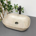 Раковина VBI Ravenna Beige Stone Matt VBI-011215 (45x32 см, бежевий матовий камінь, чаша), Доступні розміри: 45 x 32, Колір виробника: бежевий матовий камінь, фото 