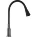 Смеситель для кухни Kroner KRP Edelstahl Klassisch-PVD031BLK (графит/черный, c гибким изливом), Цвет производителя: графит, черный, фото 5