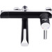 Комплект змішувачів для ванної кімнати Kroner Essen & Essen KRESCH063SCH010 (Essen-SCH063+Essen-SCH010, чорний матовий/хром), фото , изображение 4