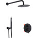Комплект смесителей для ванной комнаты Kroner Edelstahl Klassisch KRKSCH082SCH010 (Klassisch-SCH082+Klassisch-SCH010, черный), фото 2