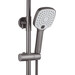 Комплект смесителей для ванной комнаты Kroner Armada & Makon KRAGRP067GRP010 (Armada-GRP067+Makon-GRP010, матовый графит), фото 7
