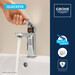Змішувач для умивальника Grohe QuickFix Dice M-Size Chrome 1018320000 (хром, з донним клапаном), Колір виробника: хром, фото , изображение 9