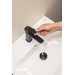 Змішувач для умивальника Grohe QuickFix Dice ColdStart M-Size Black MAtt 1018362430 (чорний матовий, з донним клапаном), Колір виробника: чорний матовий, фото , изображение 3