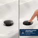 Змішувач для умивальника Grohe QuickFix Dice ColdStart M-Size Black MAtt 1018362430 (чорний матовий, з донним клапаном), Колір виробника: чорний матовий, фото , изображение 11