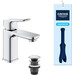 Змішувач для умивальника Grohe QuickFix Dice ColdStart S-Size Chrome 1018610000 (хром, з донним клапаном), Колір виробника: хром, фото , изображение 8