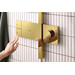 Душевая система с термостатом Hansgrohe Raindance Alive Q 1jet Polished Gold Optic 24580990 (золото), Цвет производителя: золото, фото 2