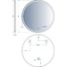 Зеркало для ванной комнаты Devit AllRound 5501090 (90x90 см, с LED-подсветкой), Доступные размеры: 90 x 90, фото 7