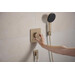 Внешняя часть смесителя скрытого монтажа с термостатом для ванны Hansgrohe Ecostat Comfort Q Brushed Bronze 33713140 (брашированная бронза), Цвет производителя: брашированная бронза, фото 4