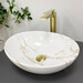 Умивальник VBI Parma Stains Glossy VBI-011015 (42x34 см, мармур глянсовий, чаша), Доступні розміри: 42 x 34, Колір виробника: мармур глянсовий, фото 