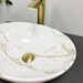 Умивальник VBI Parma Stains Glossy VBI-011015 (42x34 см, мармур глянсовий, чаша), Доступні розміри: 42 x 34, Колір виробника: мармур глянсовий, фото , изображение 4
