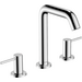 Смеситель для умывальника Hansgrohe Tecturis S Chrome 73330000 (хром, на три отверстия, с донным клапаном), Цвет производителя: хром, фото 