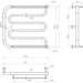 Водяной полотенцесушитель Mario Inox Фокстрот 1.8.044626.P (530x570), фото 4