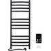 Электрический полотенцесушитель Navin Avalon Sensor 12-203153-4812 (480x1200, черный муар, левый, сенсорный, с таймером), Доступные размеры: 480 x 1200, Цвет производителя: черный муар, Подключение полотенцесушителя: левое, фото 3