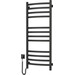 Электрический полотенцесушитель Navin Avalon Sensor 12-203153-4812 (480x1200, черный муар, левый, сенсорный, с таймером), Доступные размеры: 480 x 1200, Цвет производителя: черный муар, Подключение полотенцесушителя: левое, фото 