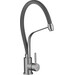 Смеситель для кухни Kroner KRP Edelstahl Klassisch ESG03593GRA (нержавейка/серый, с гибким изливом), Цвет производителя: нержавейка, серый, фото 