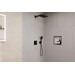 Душевая система с термостатом Hansgrohe Raindance Alive Q Design ShowerSet 1jet and iBox Universal 2 Matt Black 24620670 (черная матовая, скрытого монтажа), Цвет производителя: черный матовый, фото 2