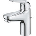 Змішувач для умивальника Grohe QuickFix Swift ColdStart S-Size Chrome 24322001 (хром, з донним клапаном), фото , изображение 2