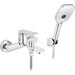 Комплект смесителей для ванной комнаты Kroner Makon KRMC060C010 (Makon-C060+Makon-C010), фото 2