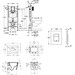 Комплект унитаз с инсталляцией 3 в 1 38971966KV0KE48T: подвесной унитаз с сиденьем Kroner Eifel WHI483429 + инсталляция Grohe Solido 38971000 + клавиша смыва Grohe Even Black 38966KV0, фото 11